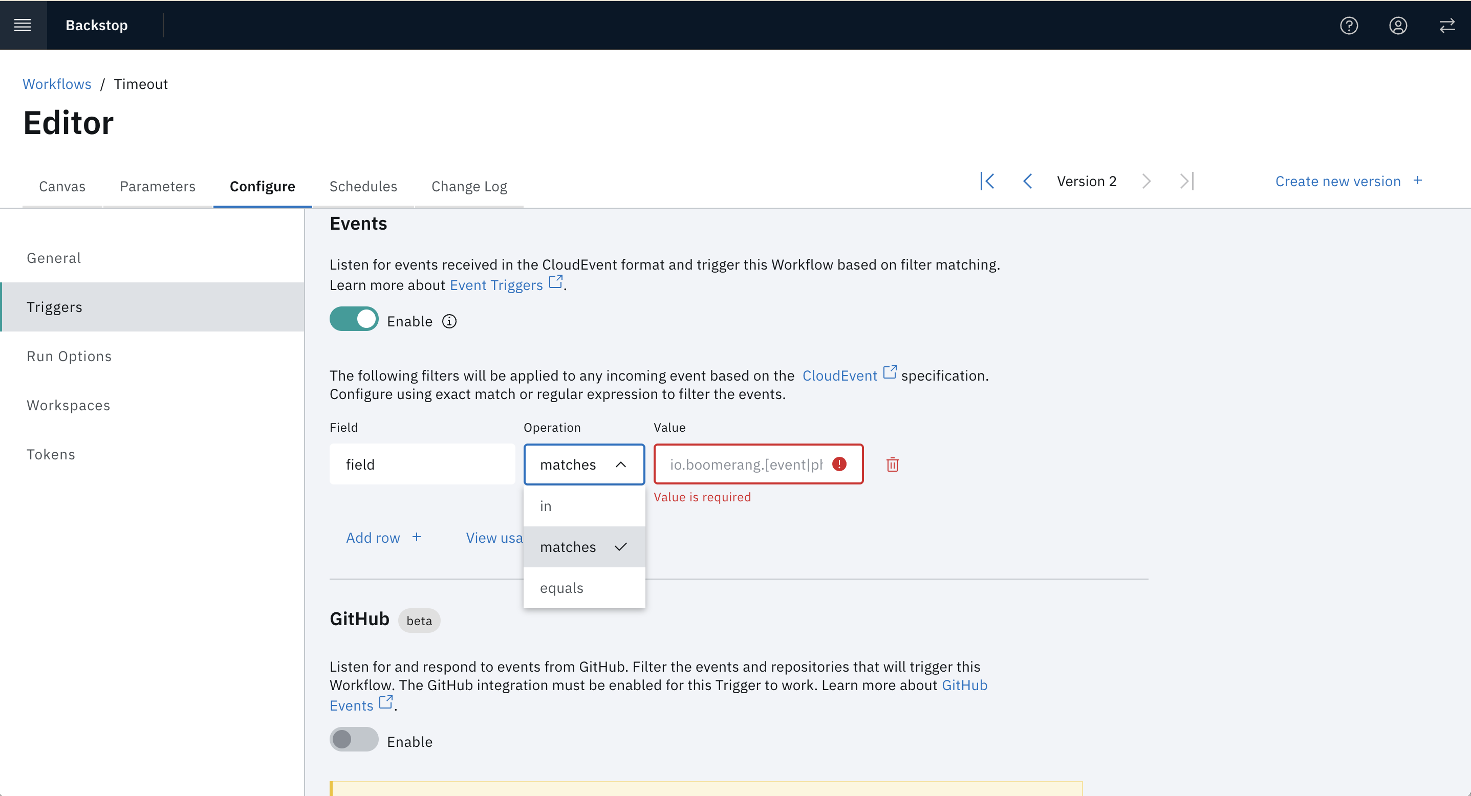 Webhook Triggers